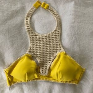 Victoria secret crochet swim top